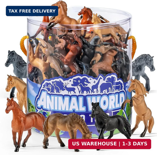 Pcs mini plastic horse - mini,
