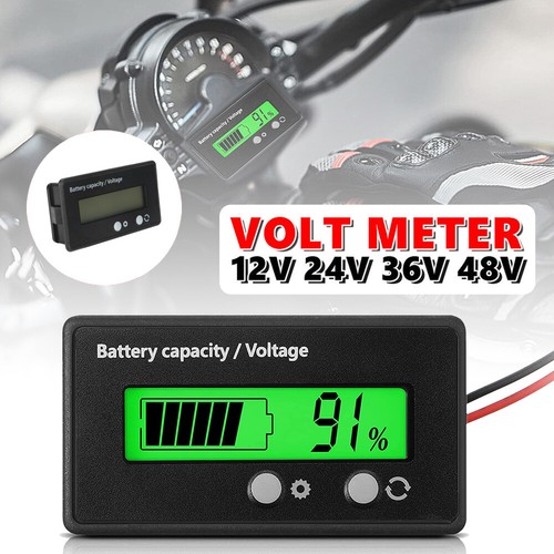Battery capacity voltmeter - capacity,