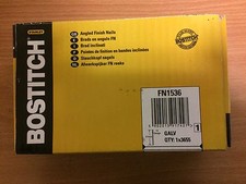 Bostitch FN1536 57mm Angled Finish Nails 15G Galv x3655