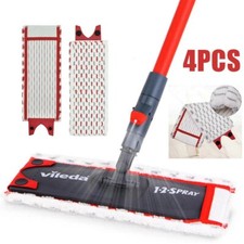 2/4Pcs Microfibre Mop Pads For Vileda 1,2 Spray Mop Replacement Refill Mop Head