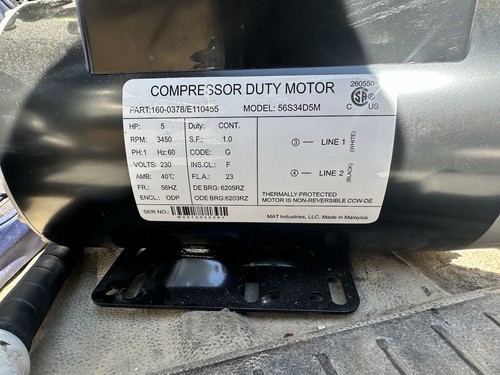 Mat industries compressor duty - industries,