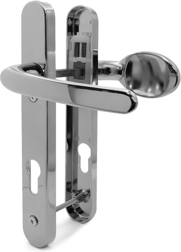 Tss polished chrome upvc door - polished,