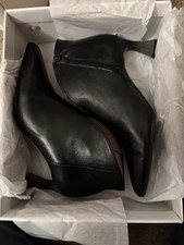 Hispanitas Black Leather Ankle