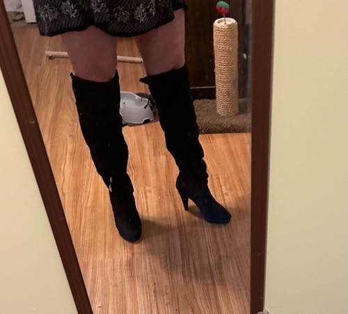 Over the knee platform boots