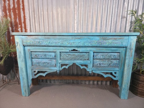 Vintage reclaimed indian blue - vintage,