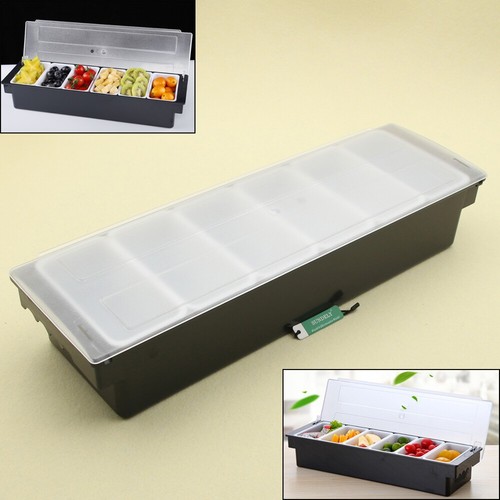Black plastic compartment - black,