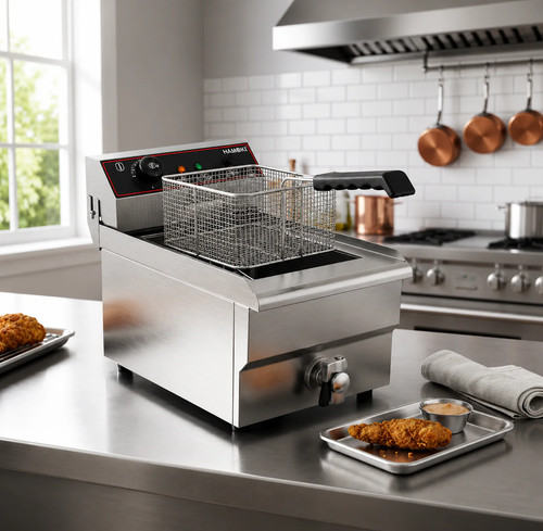 Electric countertop deep - electric, fryer