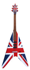 Union Jack Guitar Magnet - Gibson Flying V Union Jack Flying V G18-SM