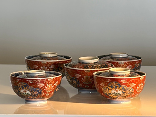 Japanese imari porcelain - porcelain, set