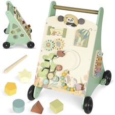 AIYAPLAY Wooden Baby Walker