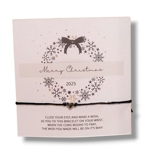 Merry christmas wish bracelet - merry,