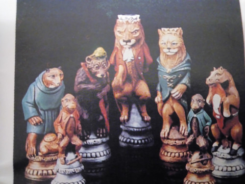 Reynard the fox chess set