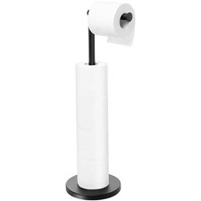 Toilet Roll Holder Free Standing Toilet Paper Holder Stand 5 Loo Rolls No Drill