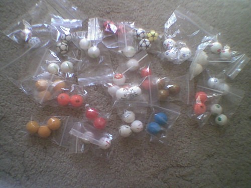 Subbuteo balls many - subbuteo,