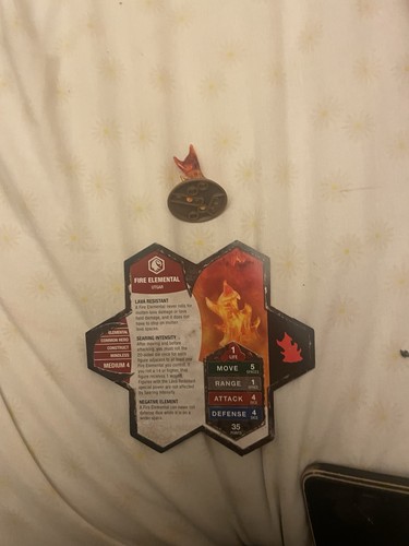 Heroscape flame elemental - flame,