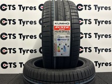 2 X 245/40R18 Kumho Ecsta Sport PS72 97Y XL NEW TYRES *A* WET GRIP 245 40 18