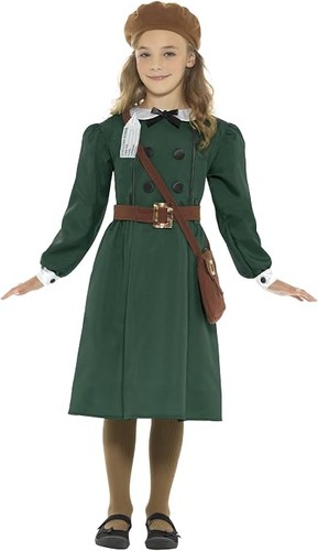 1940s war girl - girl, dress