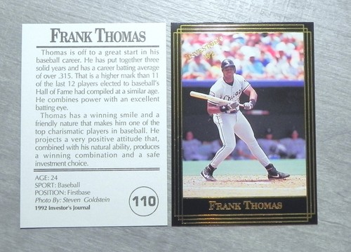 Frank thomas 1992 gold - 1992,