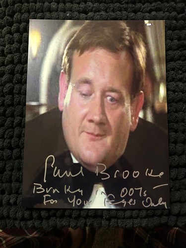 Paul brook autographed photo - paul,