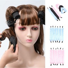 Rollers Hair Hair Curler To ZK Rollers Sleep Satin Pillow 6Pcs Soft Hair Styling