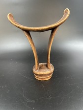 Antique Wooden African Headrest Carved Barshin Barkin Somali or Boni