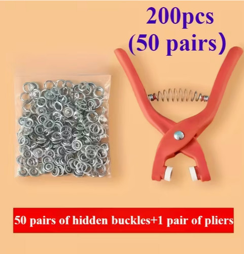 200 pcs snap fasteners - snap,