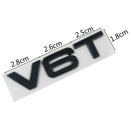 Metal v6t car - v6t, badge