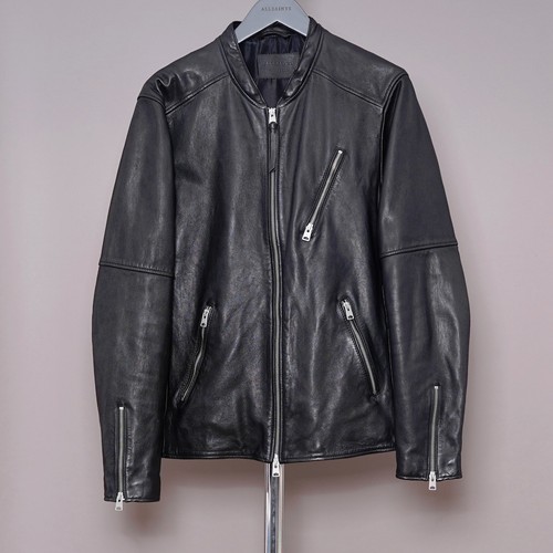 All saints leather jacket - leather,