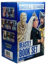 Horrible Histories Collection 10 Children Beastly Books Set Easy History