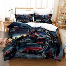 Transformers Duvet Cover Set Name Customizable Quilt Decor 04.Bedding Bedclothes