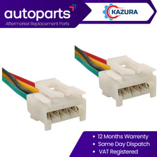 Rear Tail Light 4 Pin Harness Connector Plug Loom 2pc For Fiat Grande Punto Alfa