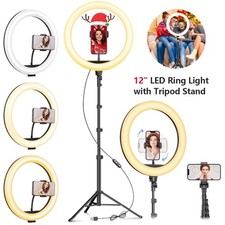 12" LED Ring Light with Stand