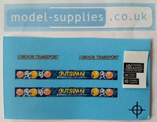 Corgi 468 - Routemaster Bus - "OUTSPAN" waterslide decal & Sticker set