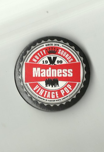 Madness pop tin - tin, button