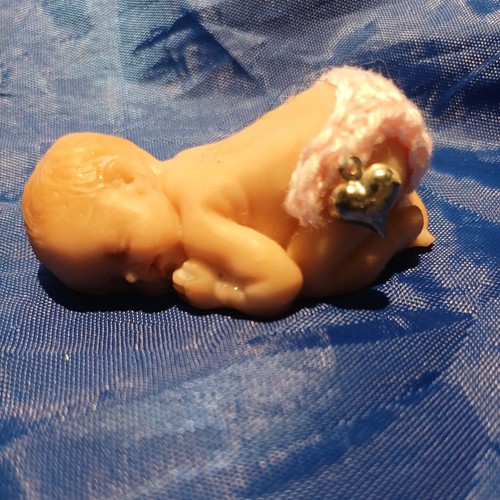 Ooak polymer clay baby girl - ,