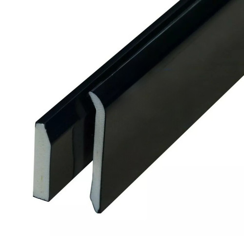 Rubber roofing gutter trim - rubber,