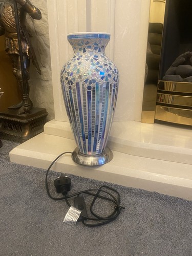 Mosaic style blue and silver - style,