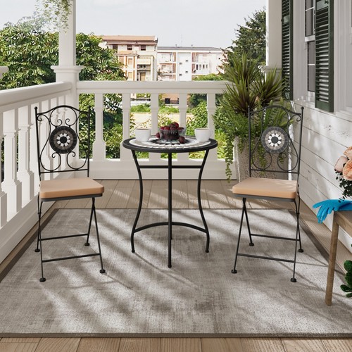 Mosaic bistro set garden - bistro,