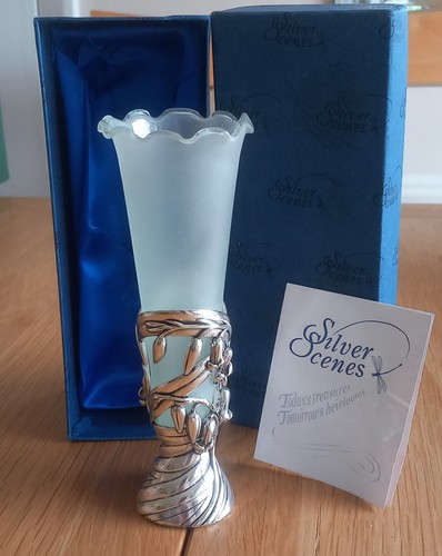 Silver scenes bluebell opaque - silver,