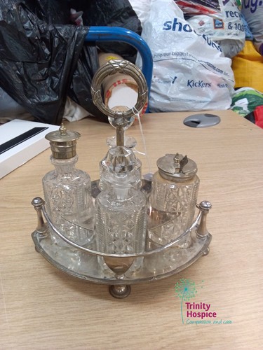 Epns silver plate cruet - epns,