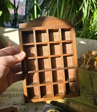 Vintage Wooden Thimble Curio