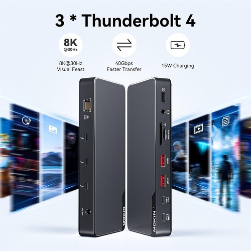 Mokin thunderbolt dock - thunderbolt,