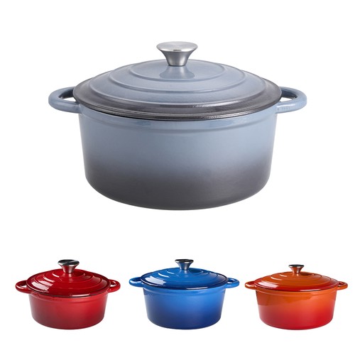Cast iron pot - iron, lid