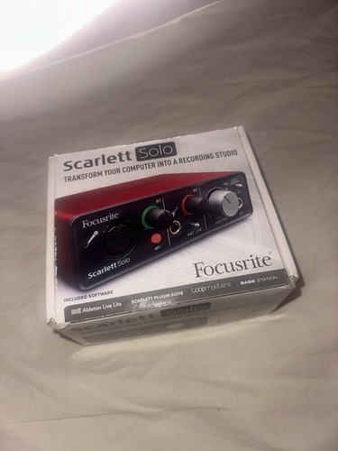 Focusrite scarlett solo - focusrite,