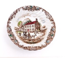 Johnson Brothers Heritage Hall Pennsylvania Fieldstone Cereal Bowl Vintage