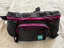 Vintage THE NORTH FACE Fanny Pack BLUE TAG Large LUMBAR BAG Rare 80s 90s Sling