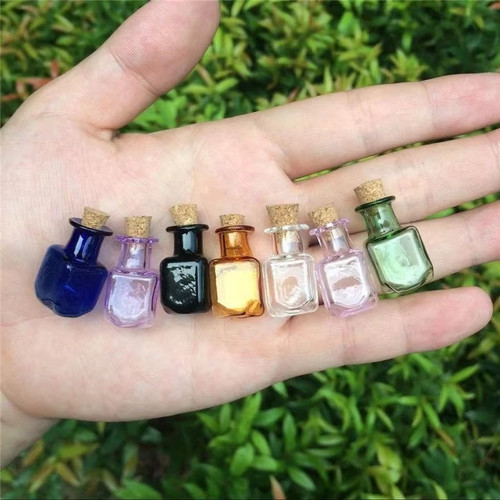 9pcs mini glass color - 9pcs,
