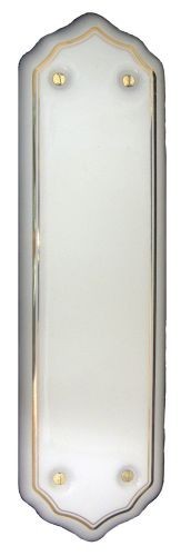 Securit ceramic finger plate - finger, plate-