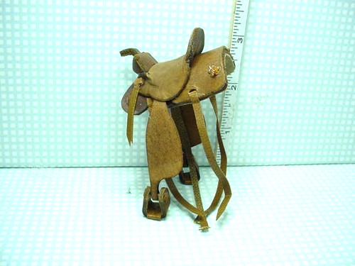 Miniature western saddle - miniature,