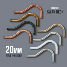 Wall Metal Swan Neck 20mm